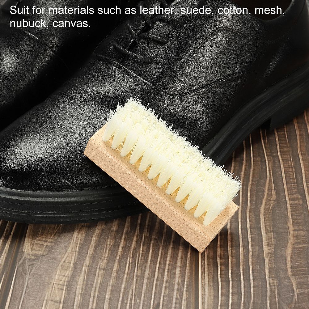 Canvas Sneakers Handheld Shoes Cleaning Scrub Brush White 1 Pc - Image 4