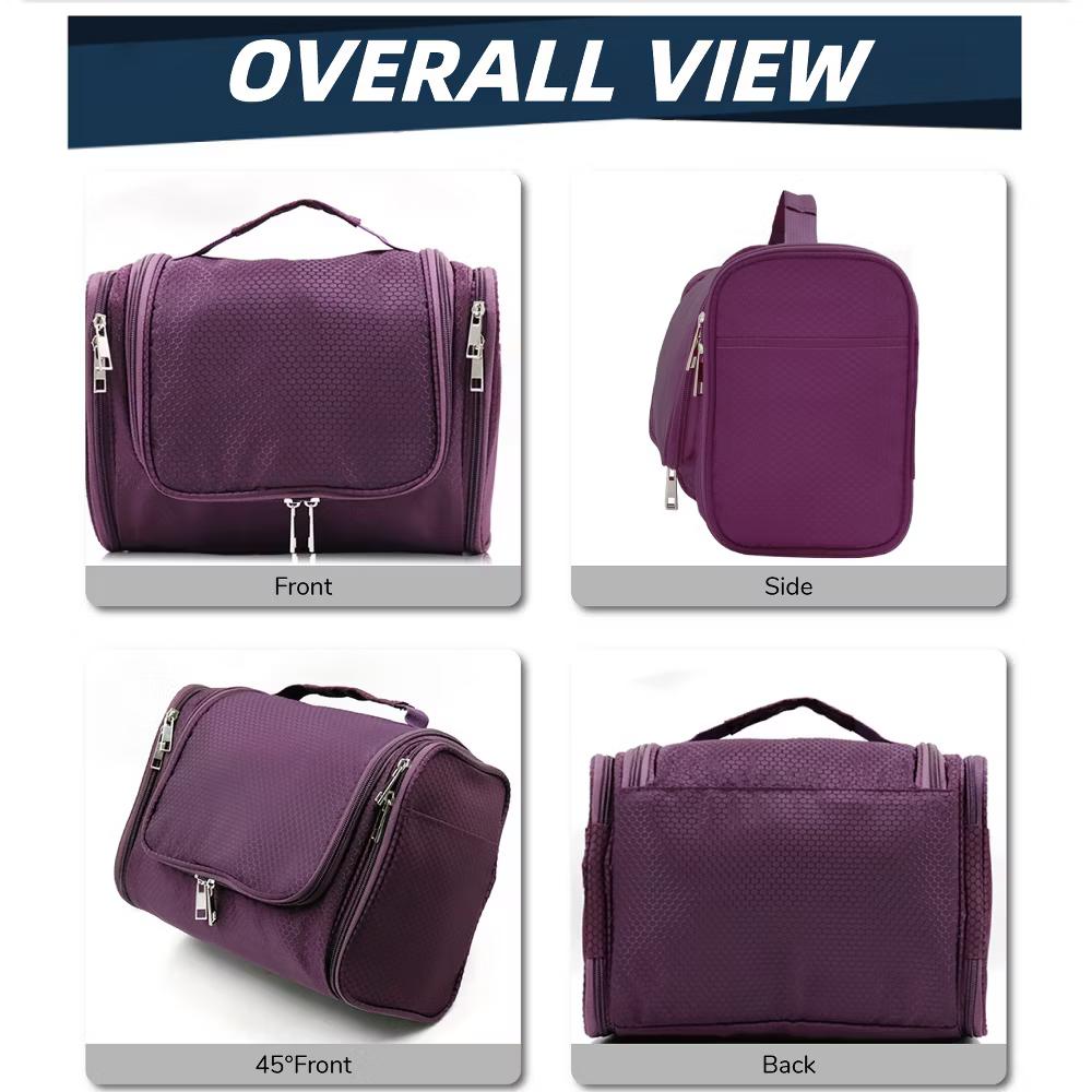 Large Capacity Toiletry Bag for Women and Men, Hanging Toiletry Organizer Cosmetics Makeup Bag - Image 55