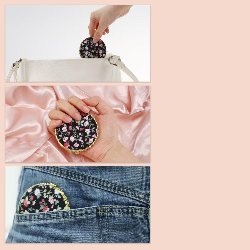 Compact Portable Round Mini Mirror for Purse 1 Pc - Image 6