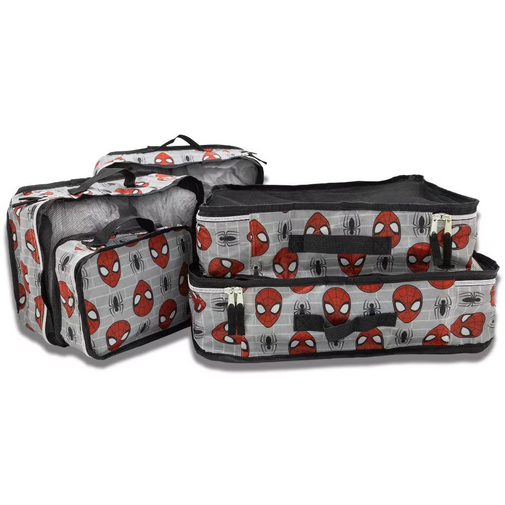 Spiderman 5pk Packing Cube - Black/Red - Image 3