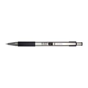 Zebra 4ct Gel Pens 0.7mm G-301 Stainless Steel Black: Contoured Grip, Low-Odor, Liquid Ink, Zebra Brand