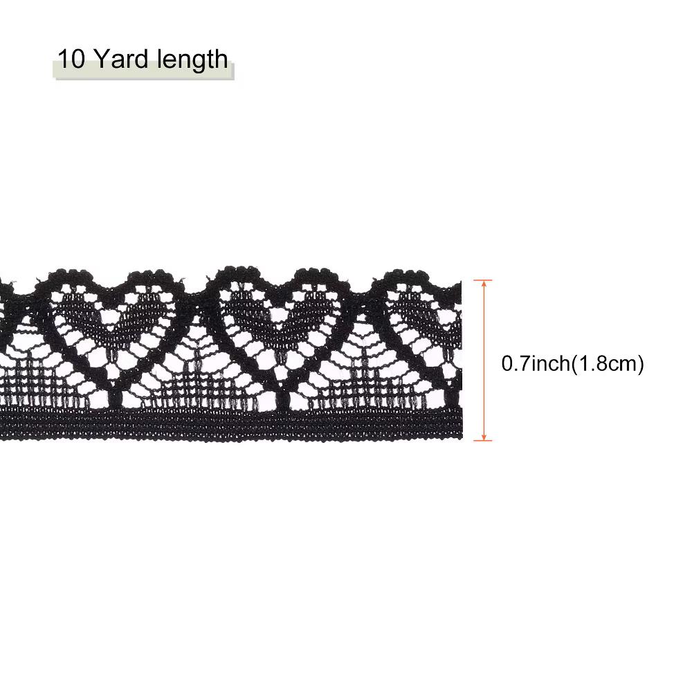 Heart Pattern Decorative Gift Wrapping DIY Crafts Lace Ribbon - Image 2