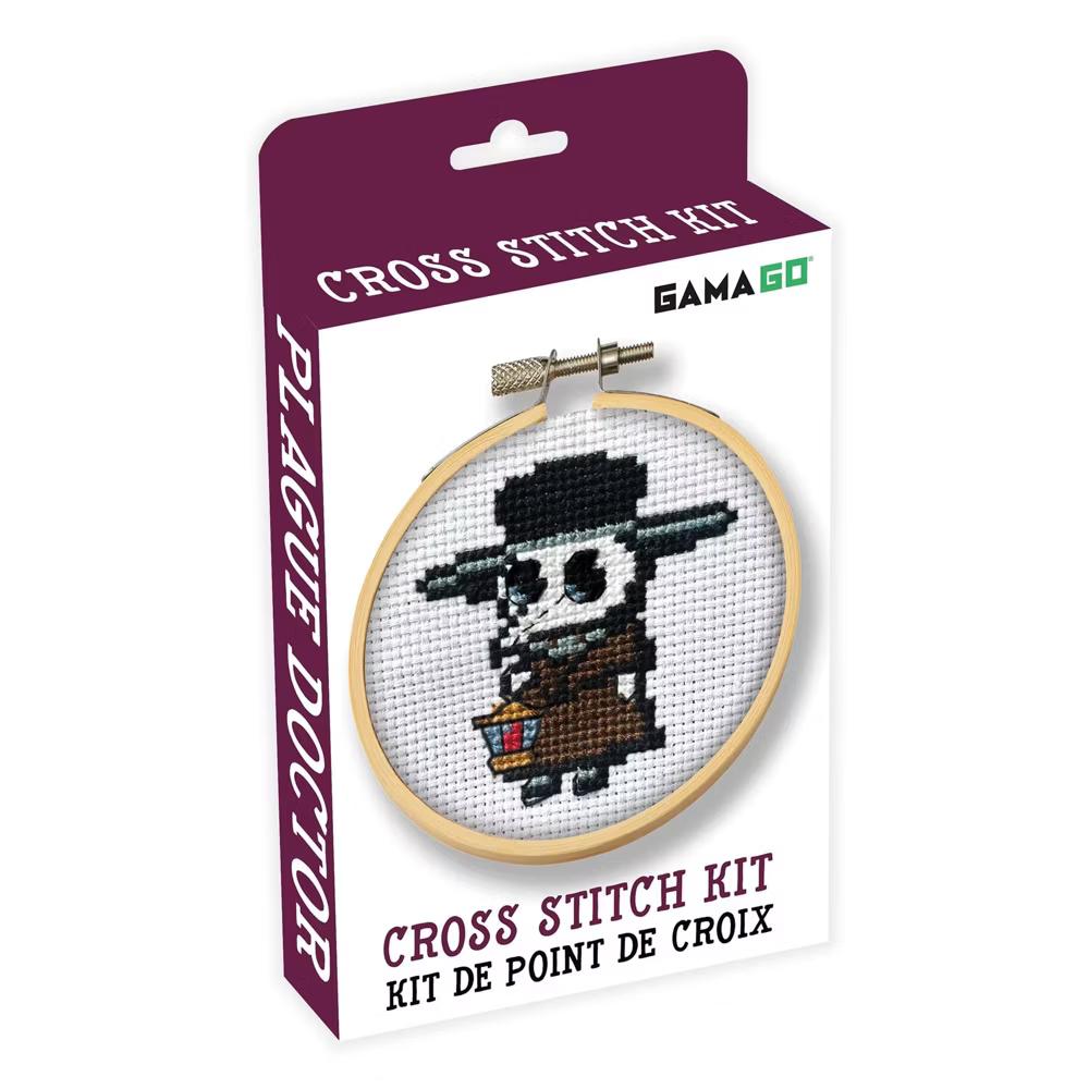 NMR Distribution Plague Doctor Cross Stitch Embroidery Kit