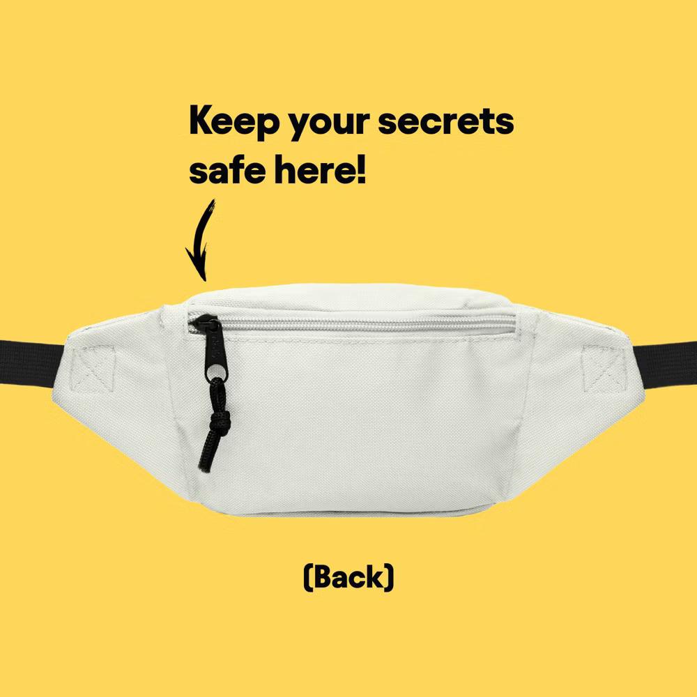 Dalix Fanny Pack w/ 3 Pockets Traveling Concealment Pouch Airport Money Bag - Image 35