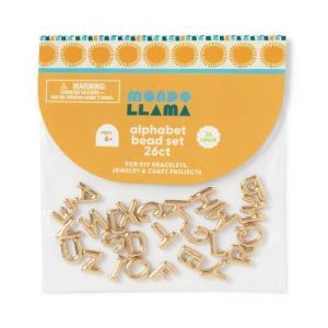 26ct Gold Fashion Letter Beads Set