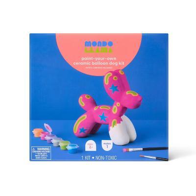 Ceramic Balloon Animal Dog Painting Craft Kit - Image 2