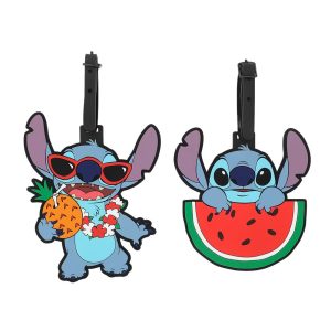 Stitch Tropical Snacks & Sips 2-Pack Luggage Tag Set