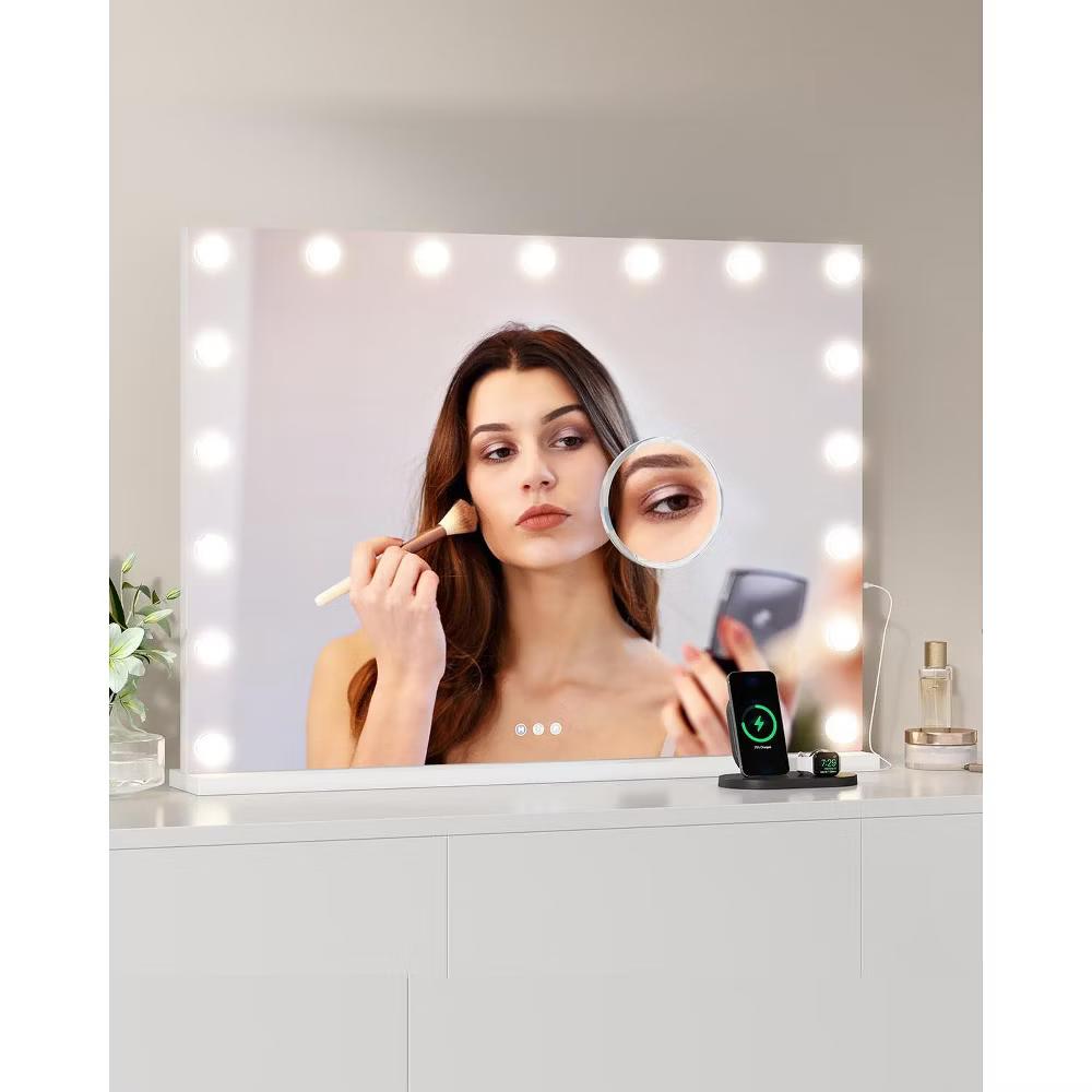 LED Vanity Mirror – Touch Control 3 Light Modes, Dimmable & 360° Rotation Makeup Mirror for Bathroom/Bedroom (1-Piece) - Image 28