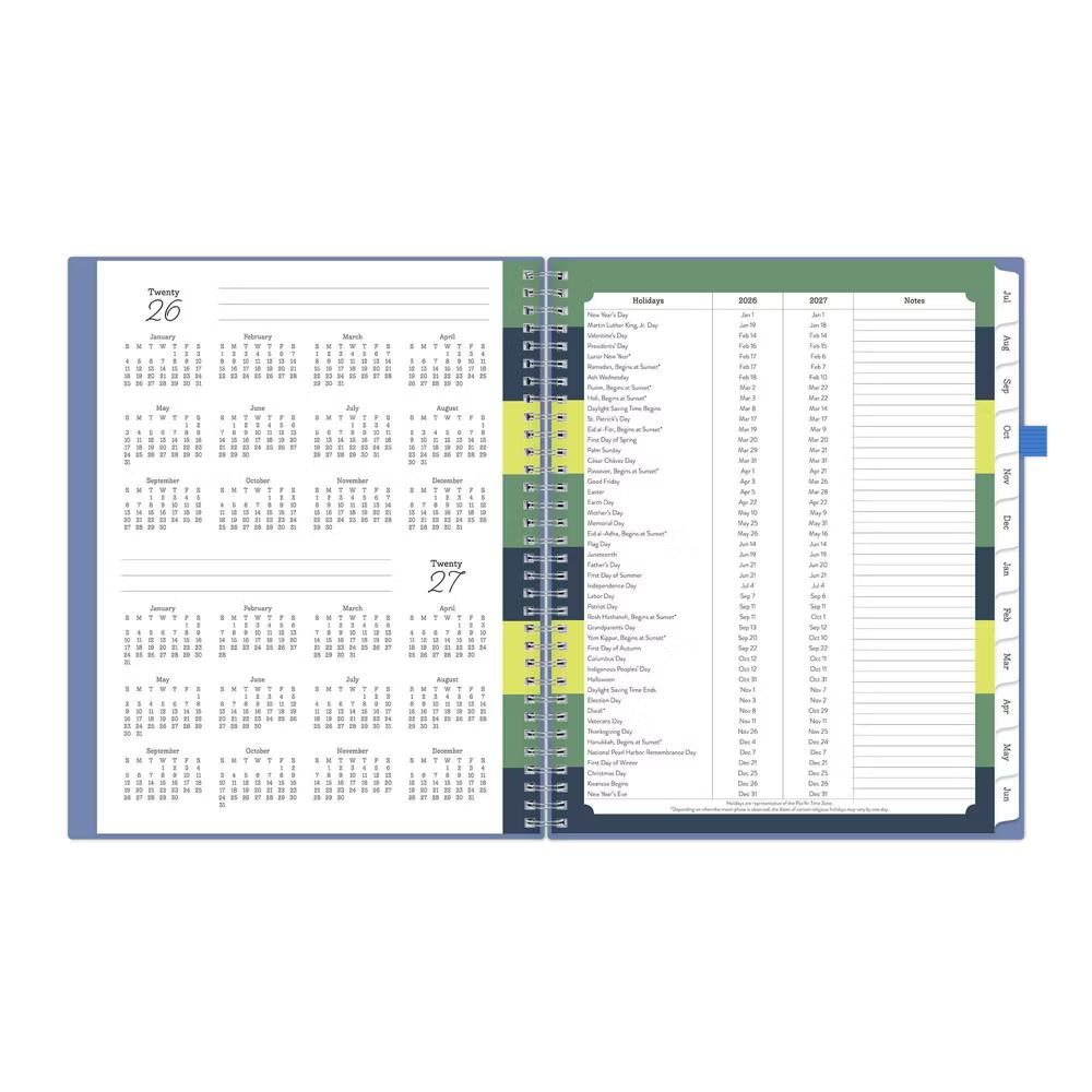 Blue Sky Your Year Parent Weekly/Monthly Planner Wirebound 8.5"x11" Blue Plans - Image 16