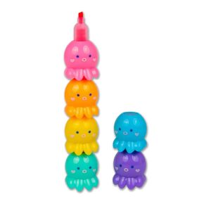 Octo Brites SQUID 6pc Stackable Highlighter Marker Set