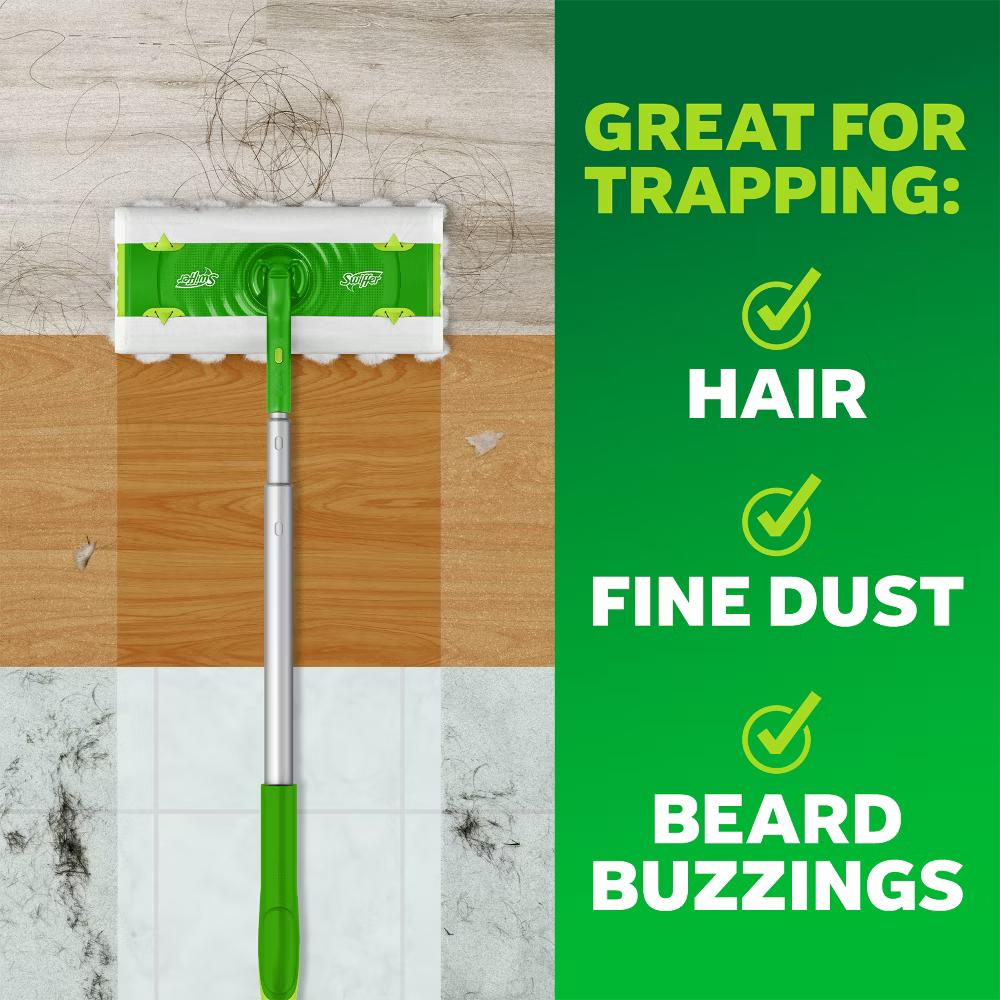 Swiffer Unscented Sweeper Hair Magnet Deluxe Starter Kit Floor Cleaners - 9pc - Image 15