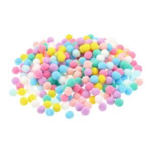 Creative DIY Craft High Elastic Home Art Supplies Pom Poms 0.4"