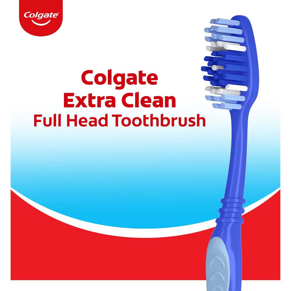 Extra Clean Manual Toothbrush Medium - 6ct - Image 3