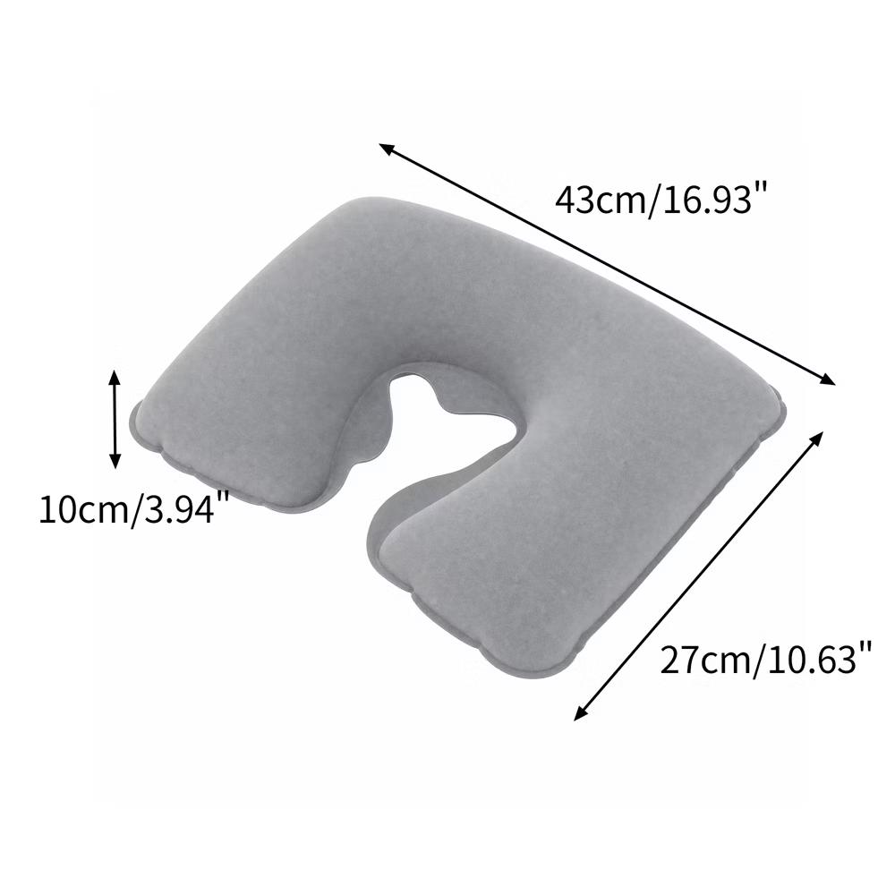 Comfortable Inflatable Travel Pillow with Eye Mask Earplugs 1 Set - Image 14