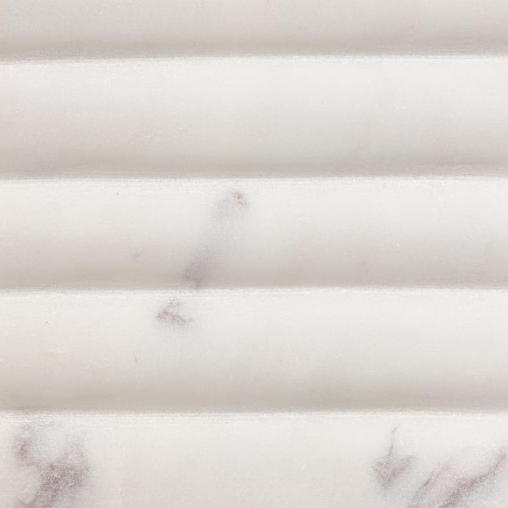 Storied Home Contemporary Carved Marble Soap Dish for Bathrooms - Image 4