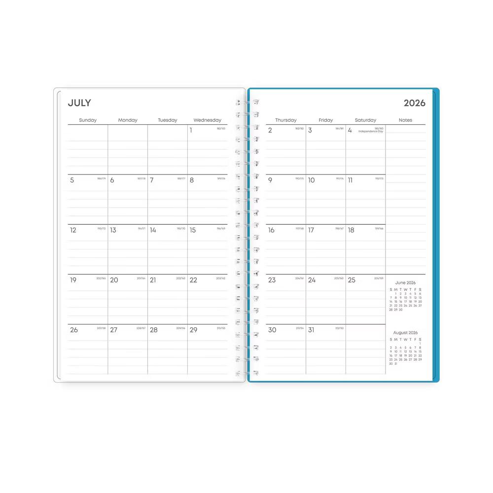 Blue Sky 5"x8" 2026-2027 Student Planner Dalla Weekly/Monthly Spiral NonTabbed - Image 10