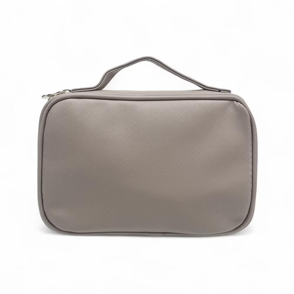 French Connection Travel Organizer Pouch – Luxe Double-Zip Toiletry & Tech Case with Handle - Image 8