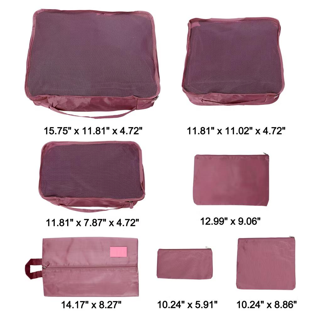 Zipper Design Packing Cube Set 7 Pcs - Image 35
