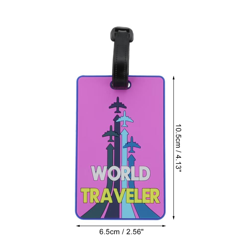 WORLD Pattern Luggage Tag 1 Pc - Image 10