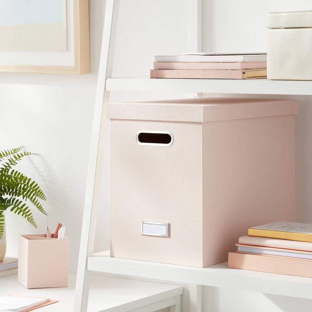 Canvas Hanging File Organizer with Lid - Image 7