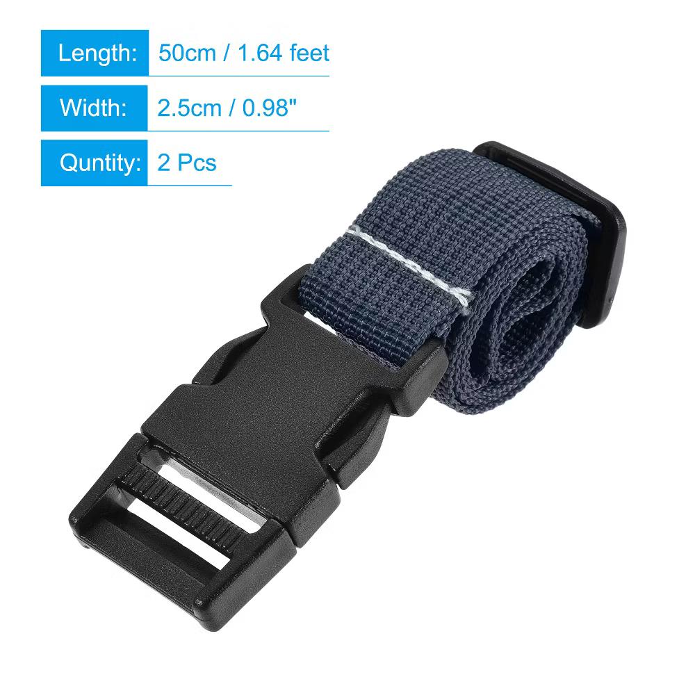Travel Packing Adjustable Utility Strap with Buckle 2 Pcs - Image 19