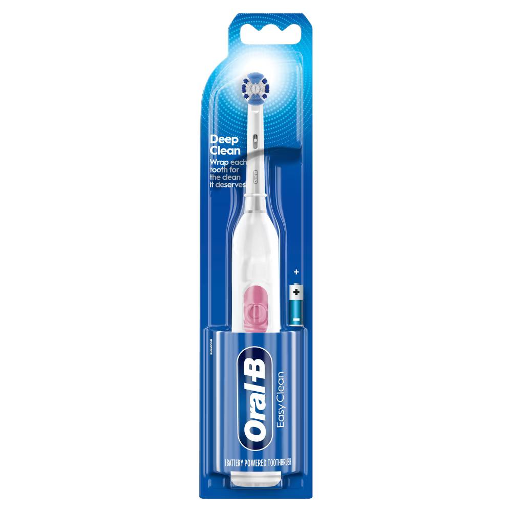 Easy Clean Battery Toothbrush with Brush Head with Battery - Image 12