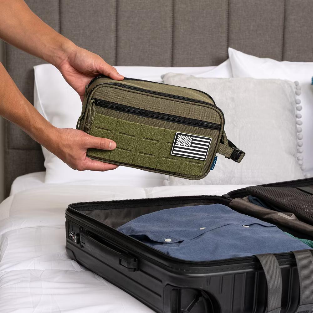Tactical Toiletry Bag for Men, Hygiene Travel Bag, Military Dopp Kit, Water Resistant Molle Pouch, Shaving Grooming Organizer Case - Image 54