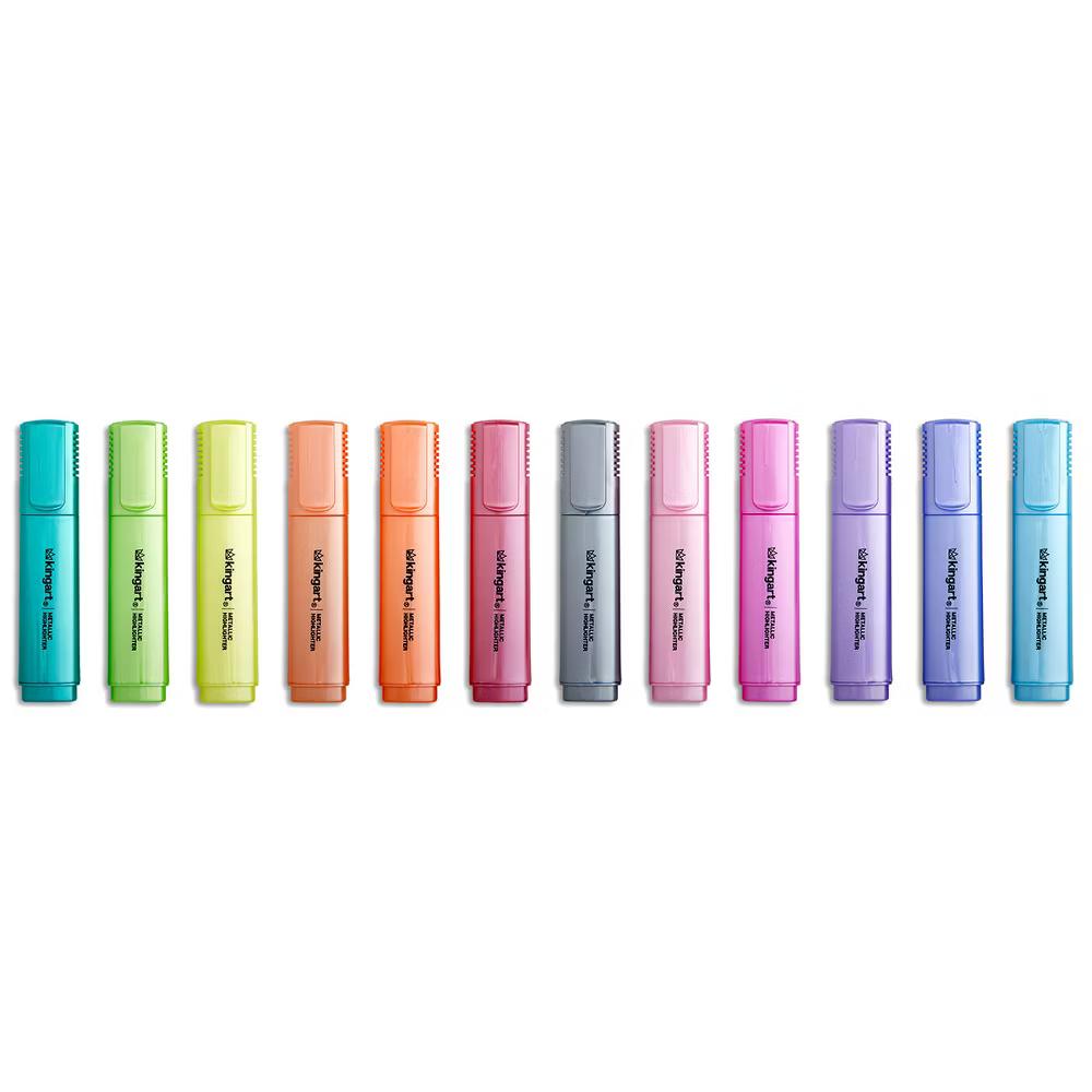 Highlighters 12 Metallic Colors - Image 2