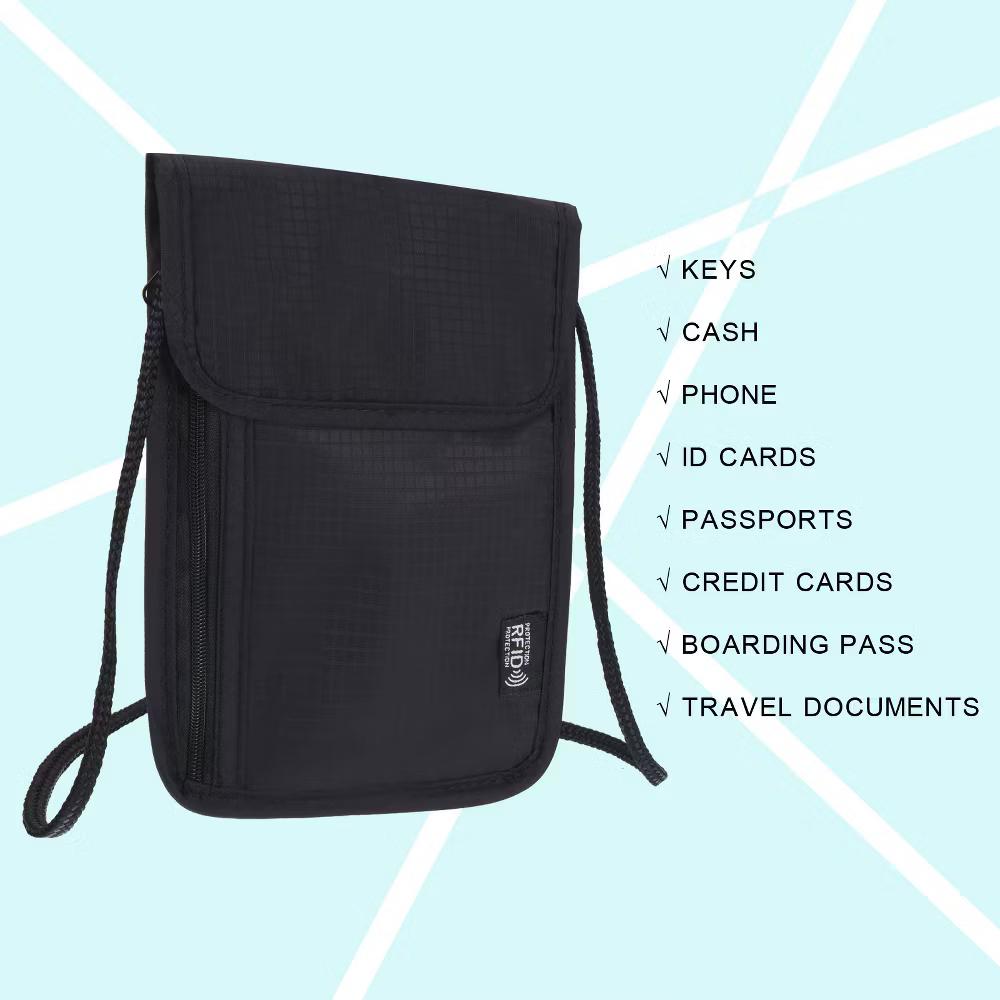 Waterproof Passport Holder Neck Wallet for Women Men - Image 5