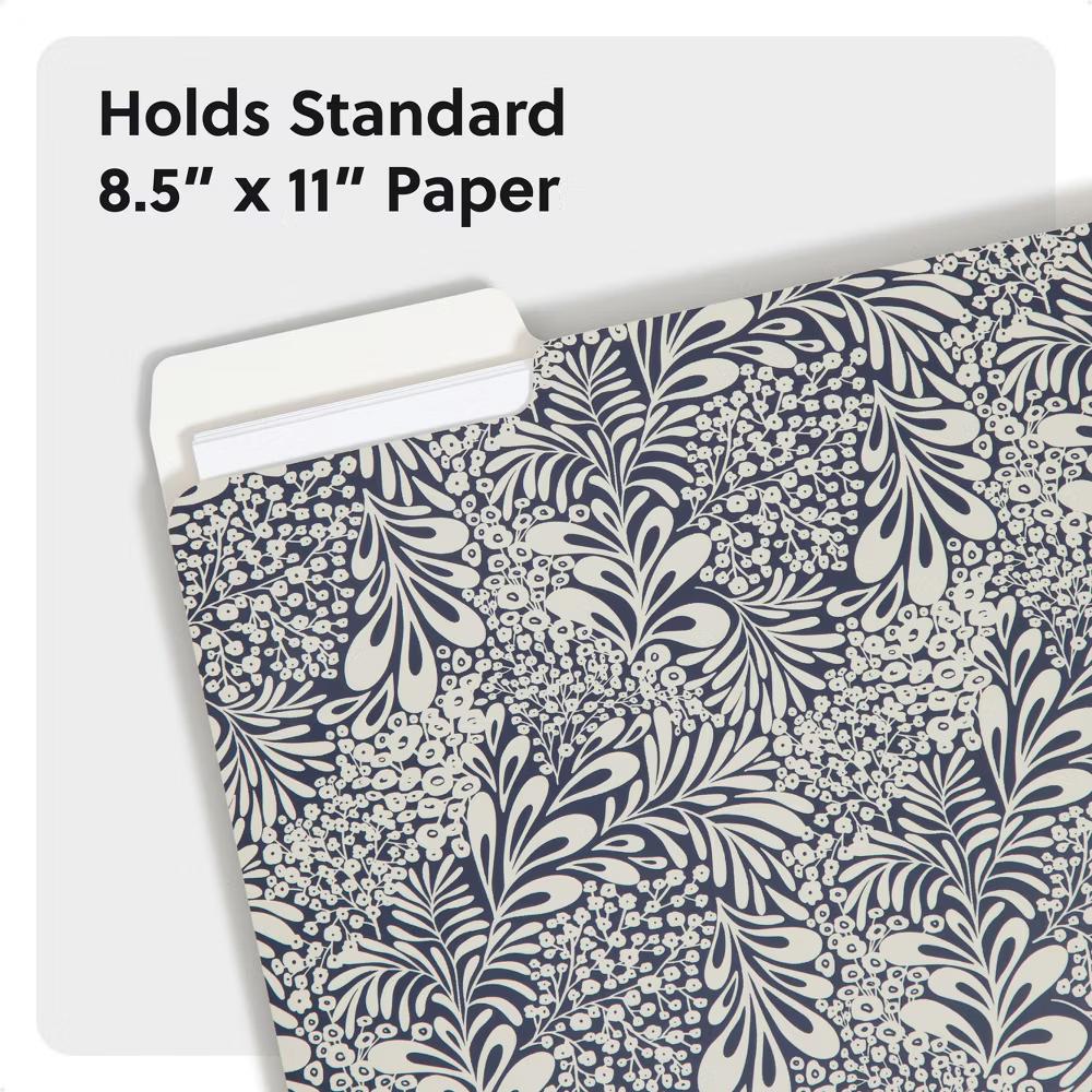 12ct File Folders Ornate Florals - Image 4