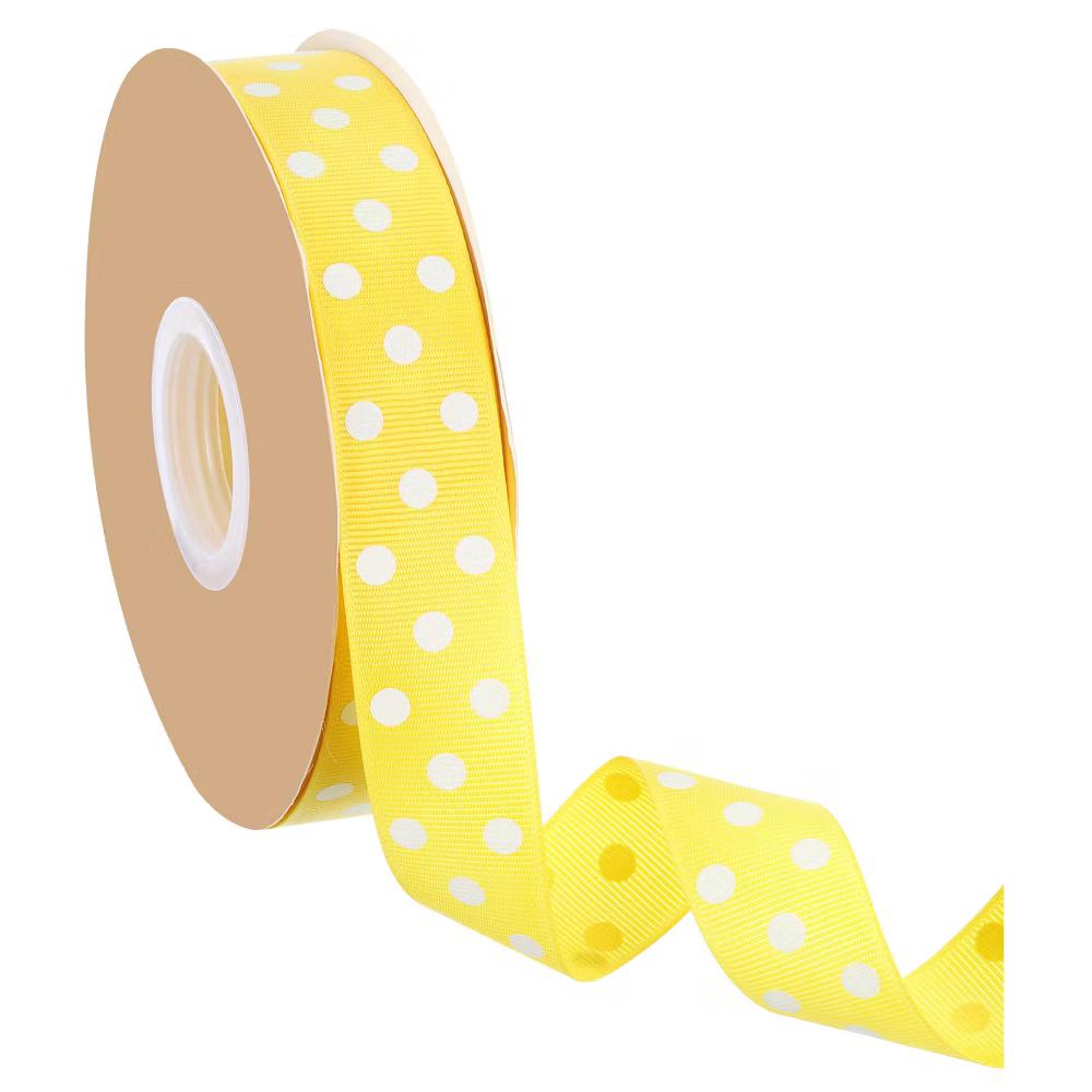 Wired Edge Craft Embellishments Polka Dot Grosgrain Ribbon 48 Yards - Image 23