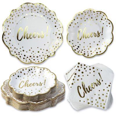 Cheers 72 Piece Party Tableware Set (24 Guests) | 00271NA-kit