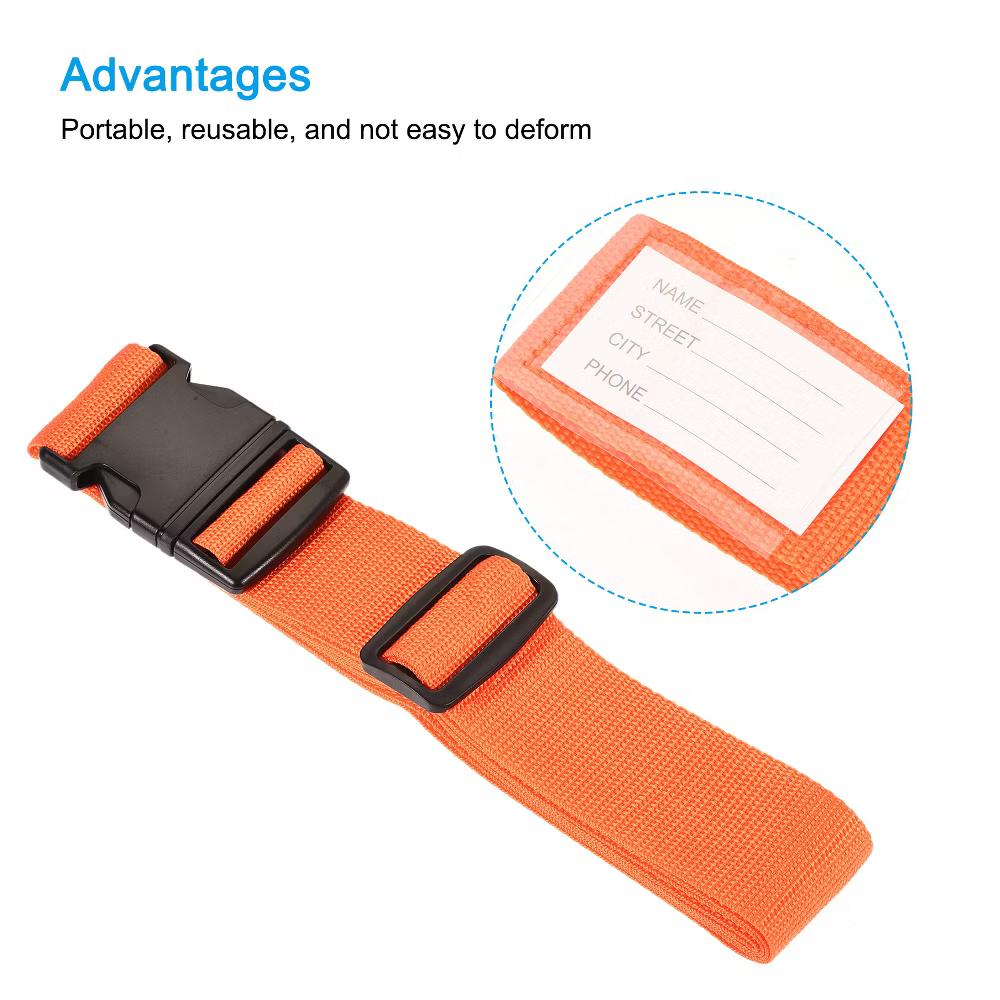 Outdoor Travel Packing Accessories Adjustable Utility Strap 3 Pcs - Image 2