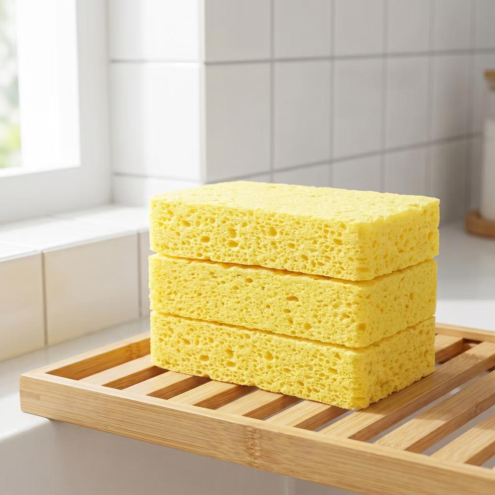 Kitchen Household Cleaning Non-Scratch Cleaning Sponge 6 Pcs - Image 47