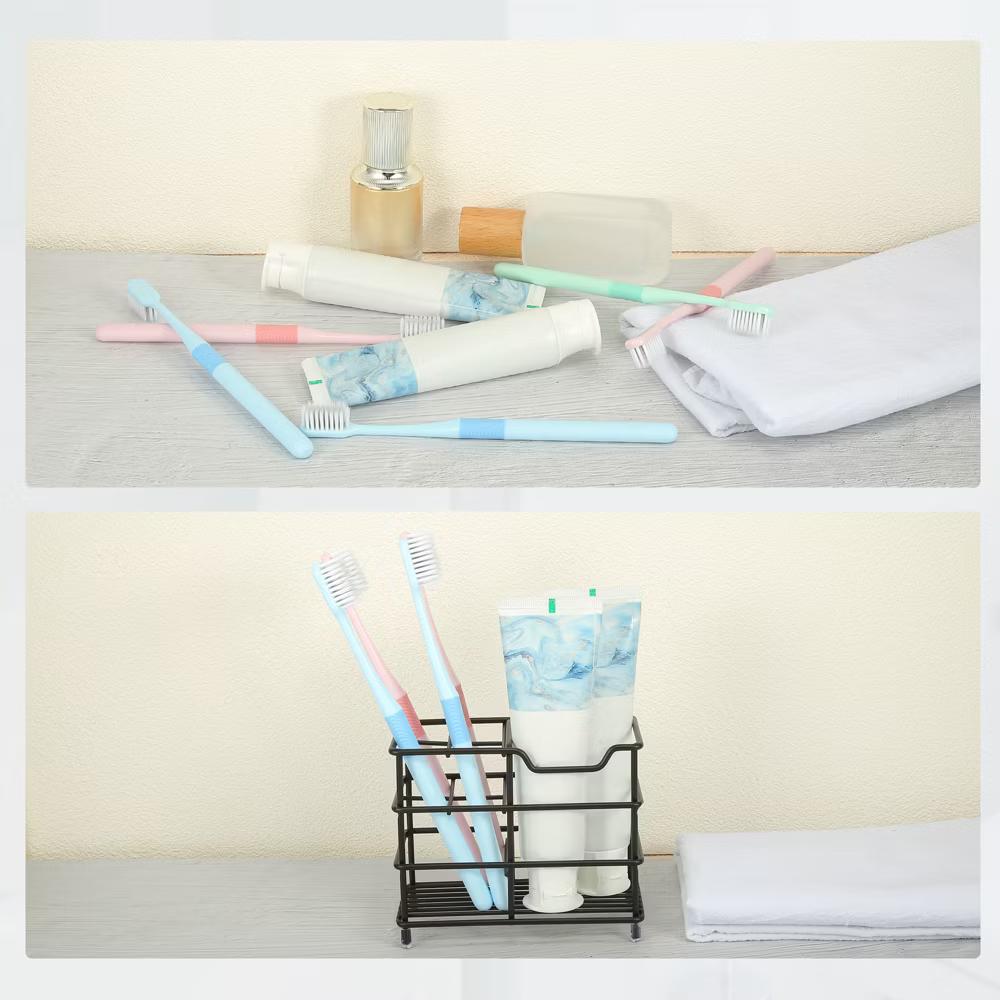 4 Slots 304 Stainless Steel Toothbrush Toothpaste Holder 1 Pc - Image 3