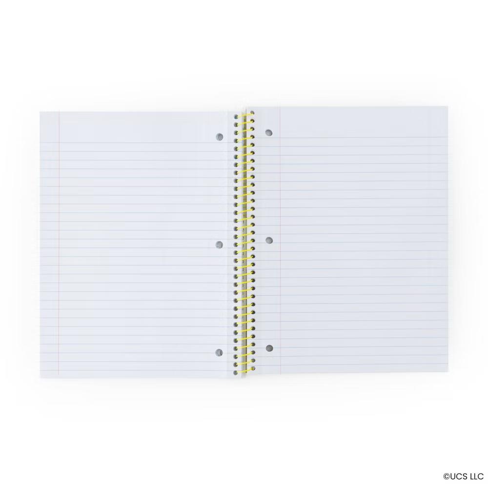 Minions 8" 10.5" 1 Subject Wide Ruled Notebooks, 100pg - Neon Minions Grid, School Supplies - Image 4