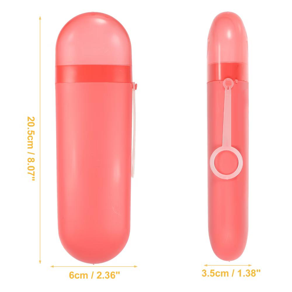 Plastic Dustproof Traveling Portable Toothbrush Case with Hook 1 Pc - Image 9