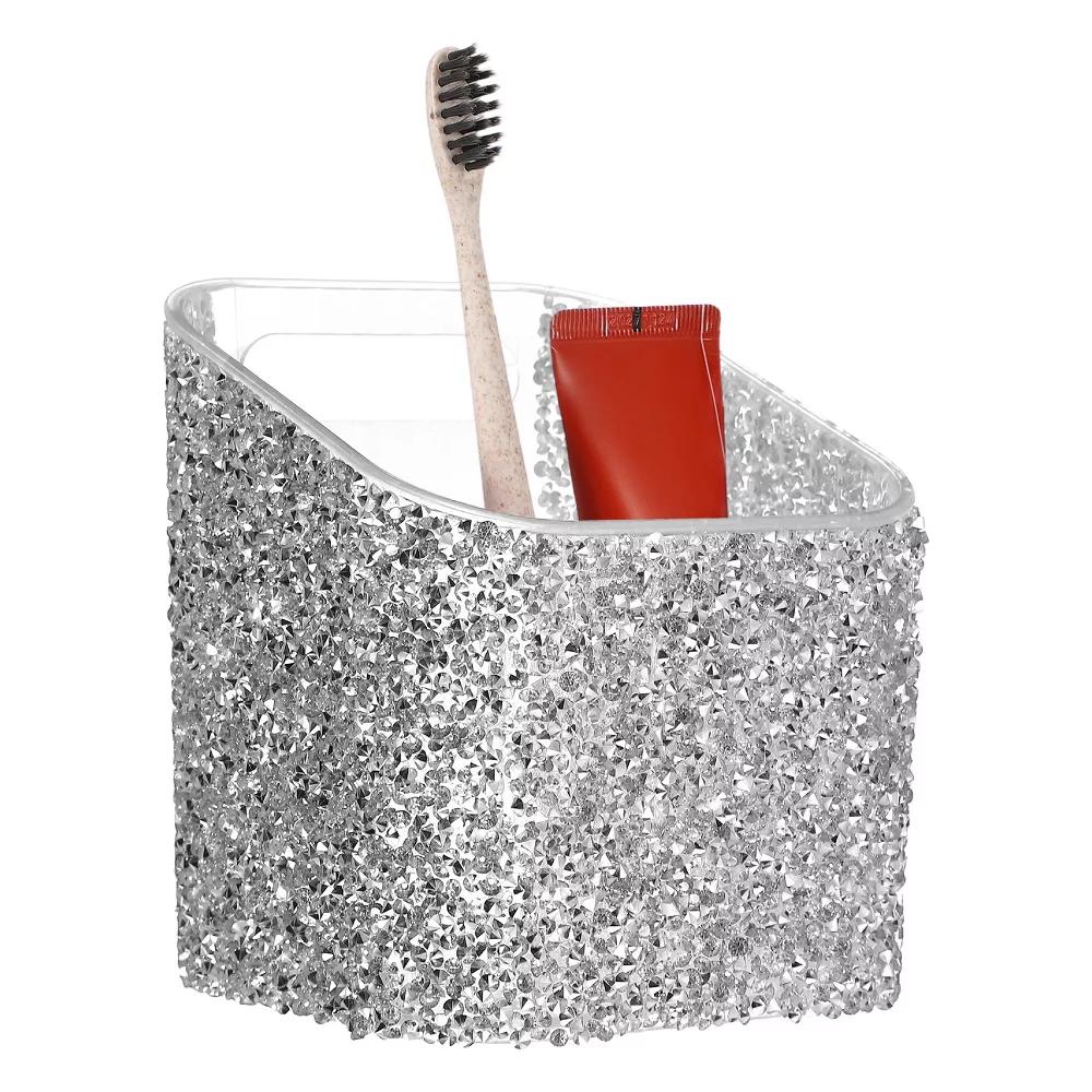 Rhinestone ABS Home Pencil Nail Art Tool Makeup Brush Holder - Image 30