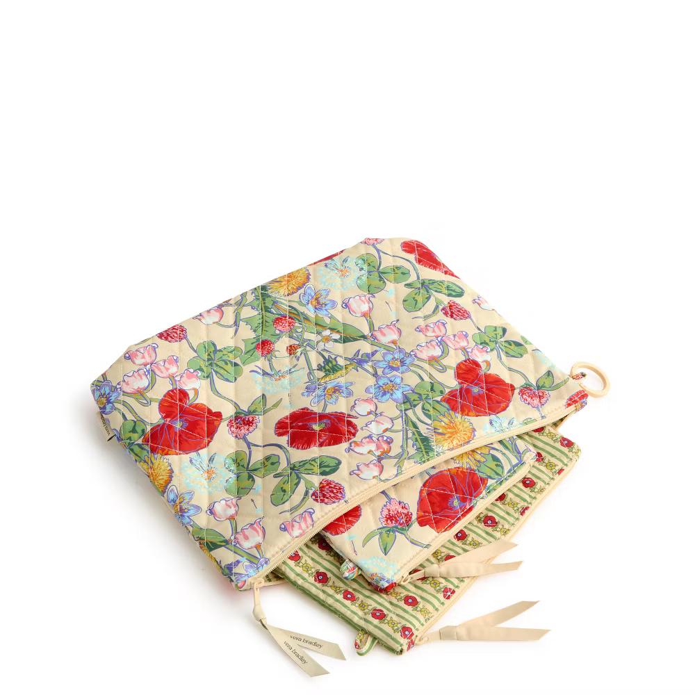 Women's Premium Cotton 3-Pouch Organizer Set