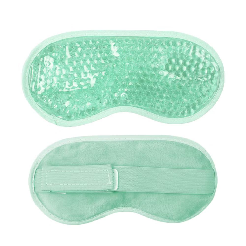 Reusable Gel Bead Eye Mask Hot and Cold Compress PVC Eye Cover with Adjustable Strap - Image 7