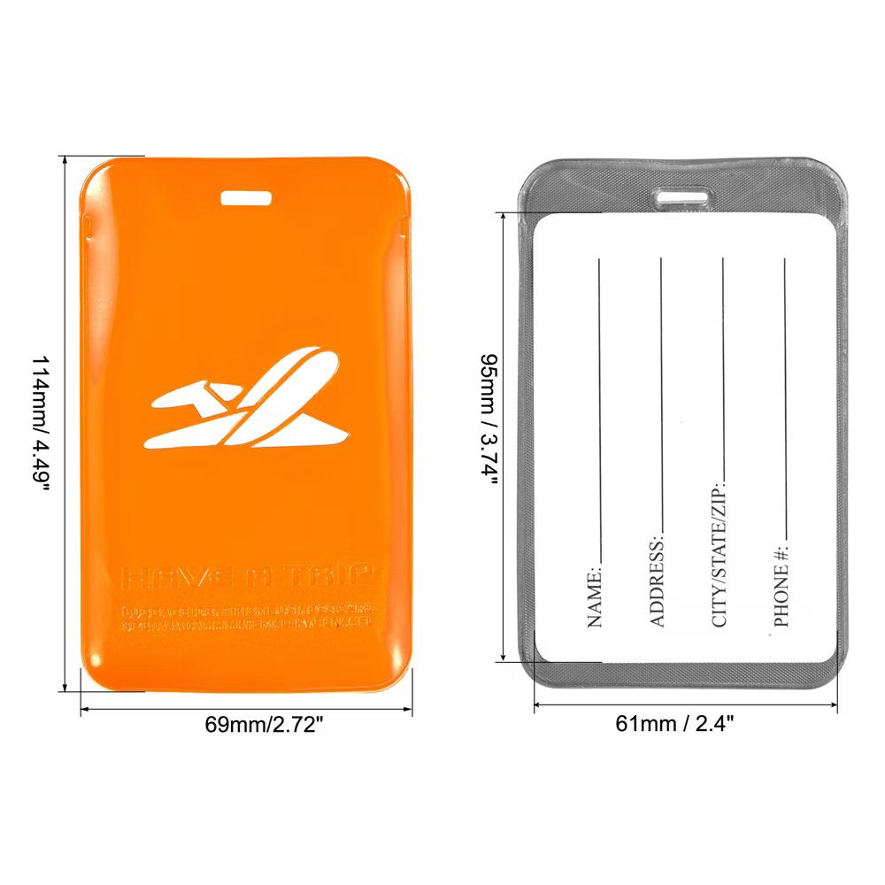 Durable Lightweight Backpack Travel ID Luggage Tags 2 Pcs - Image 5