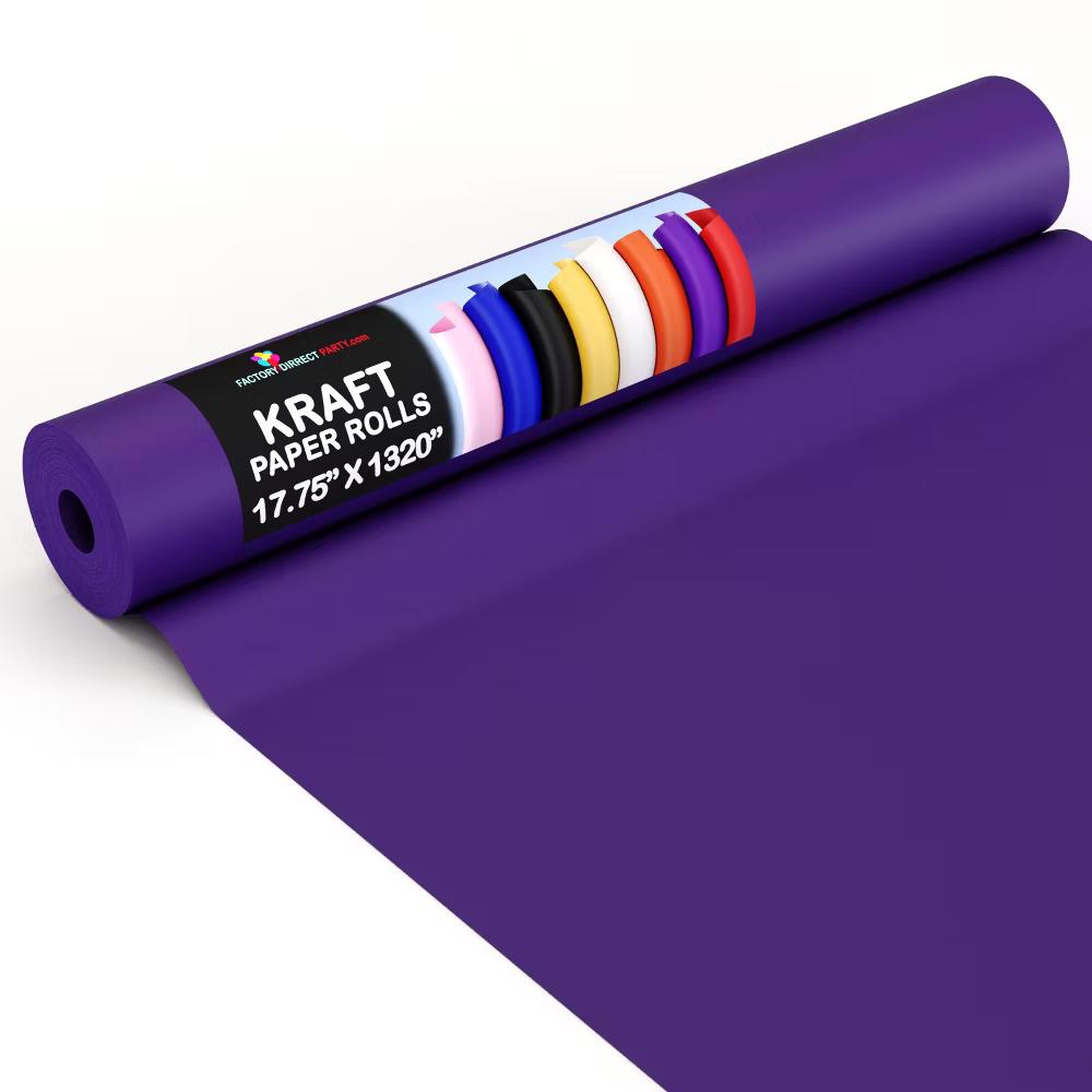 Exquisite Colored Kraft Paper Roll 17.5 In 110 Ft Kraft Wrapping Paper Craft Paper Shipping Paper Kraft Paper Roll Gift Wrap - Image 51