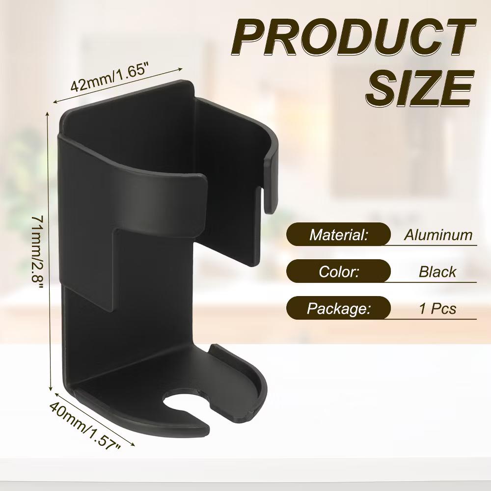 Electric Toothbrush Holder, Wall Mounted Aluminum Toothbrush Organizer - Image 2