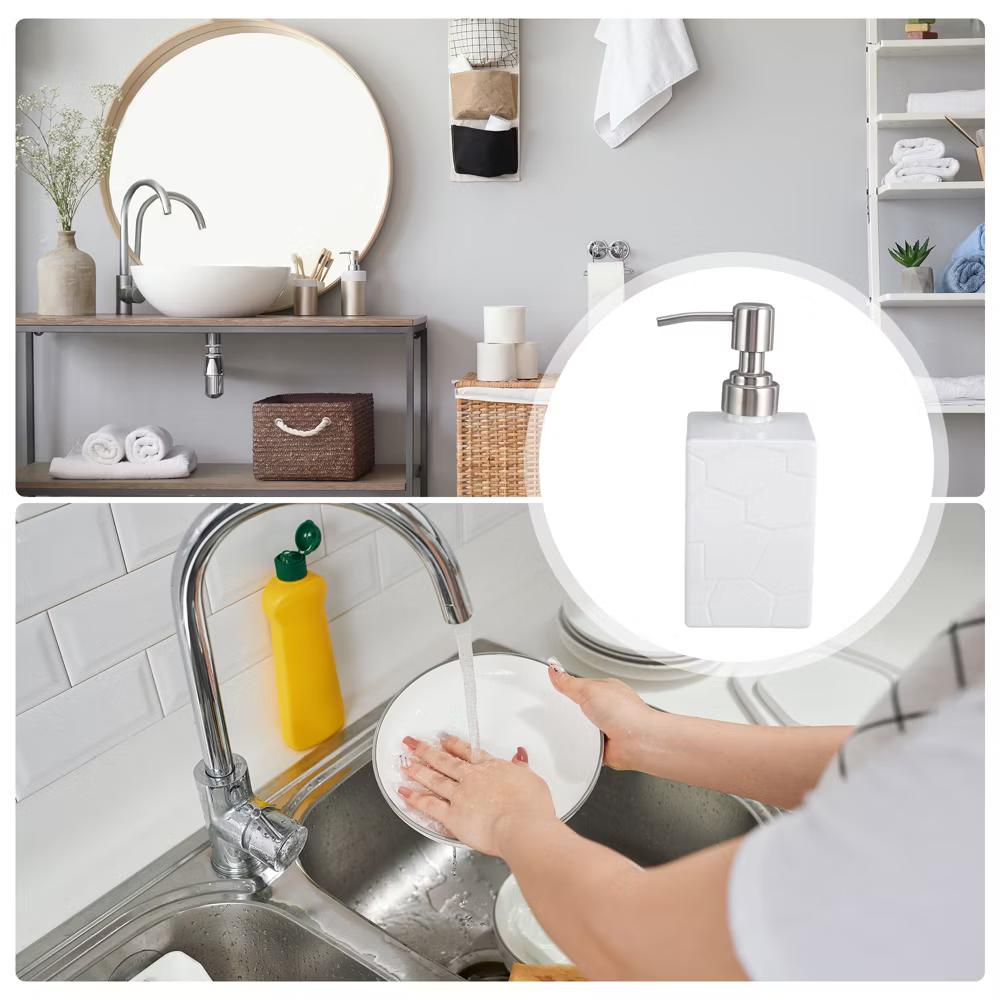 Texture Pattern Pump Soap Dispenser 1 Pc - Image 27
