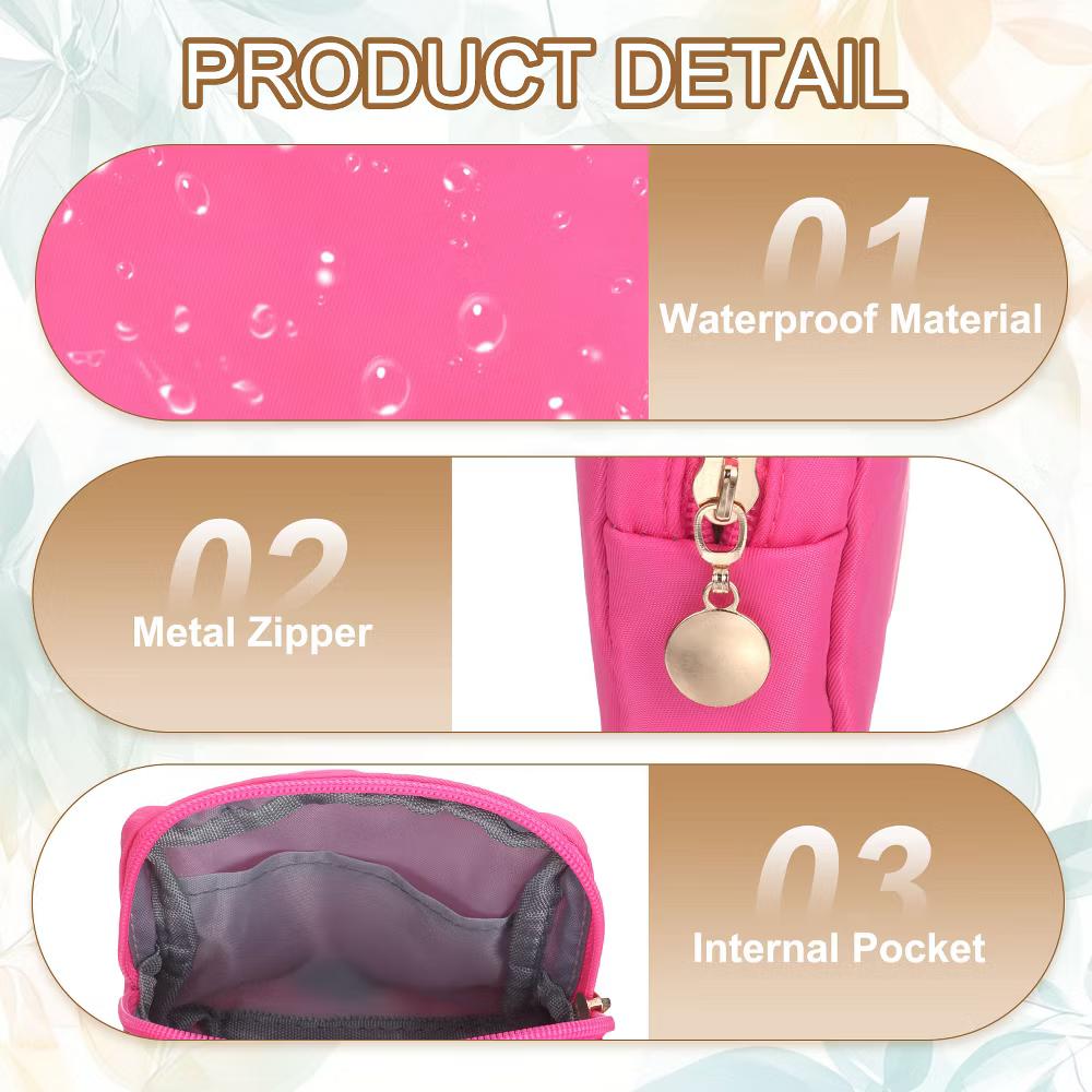 Storage Organize Travel Mini Cute Square Makeup Bag - Image 33