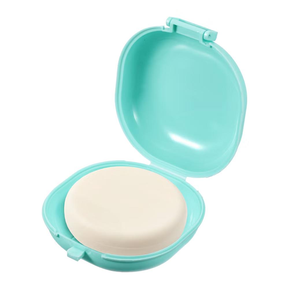 Soap Dish, Portable Travel Soap Box Waterproof Holder Case Round - Image 8