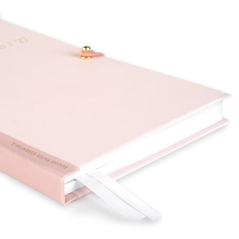 Essentials 4.875"x7.875" Small Casebound 2026-2027 Weekly/Monthly with Bungee Pink - Image 4