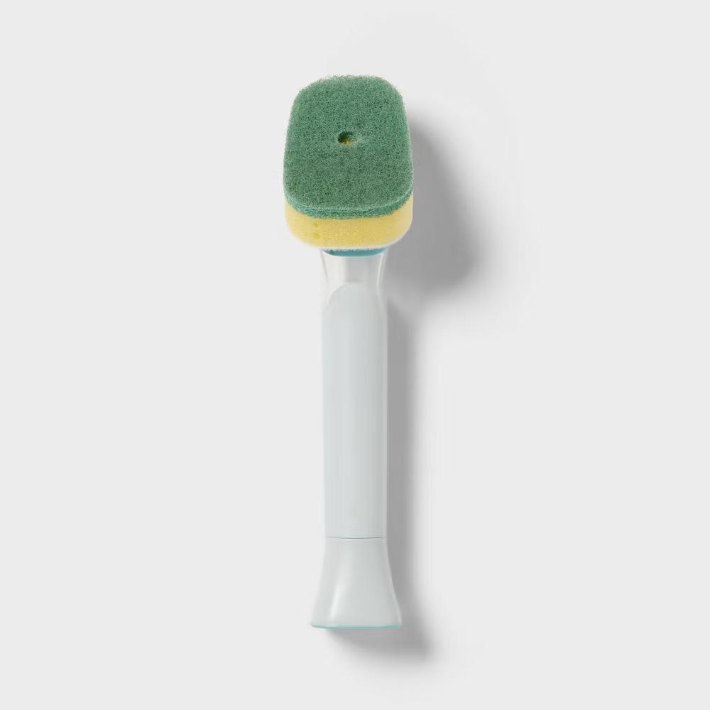 Fillable Dishwand Heavy Duty - Non-Abrasive, Reusable, Soft Grip - Image 2