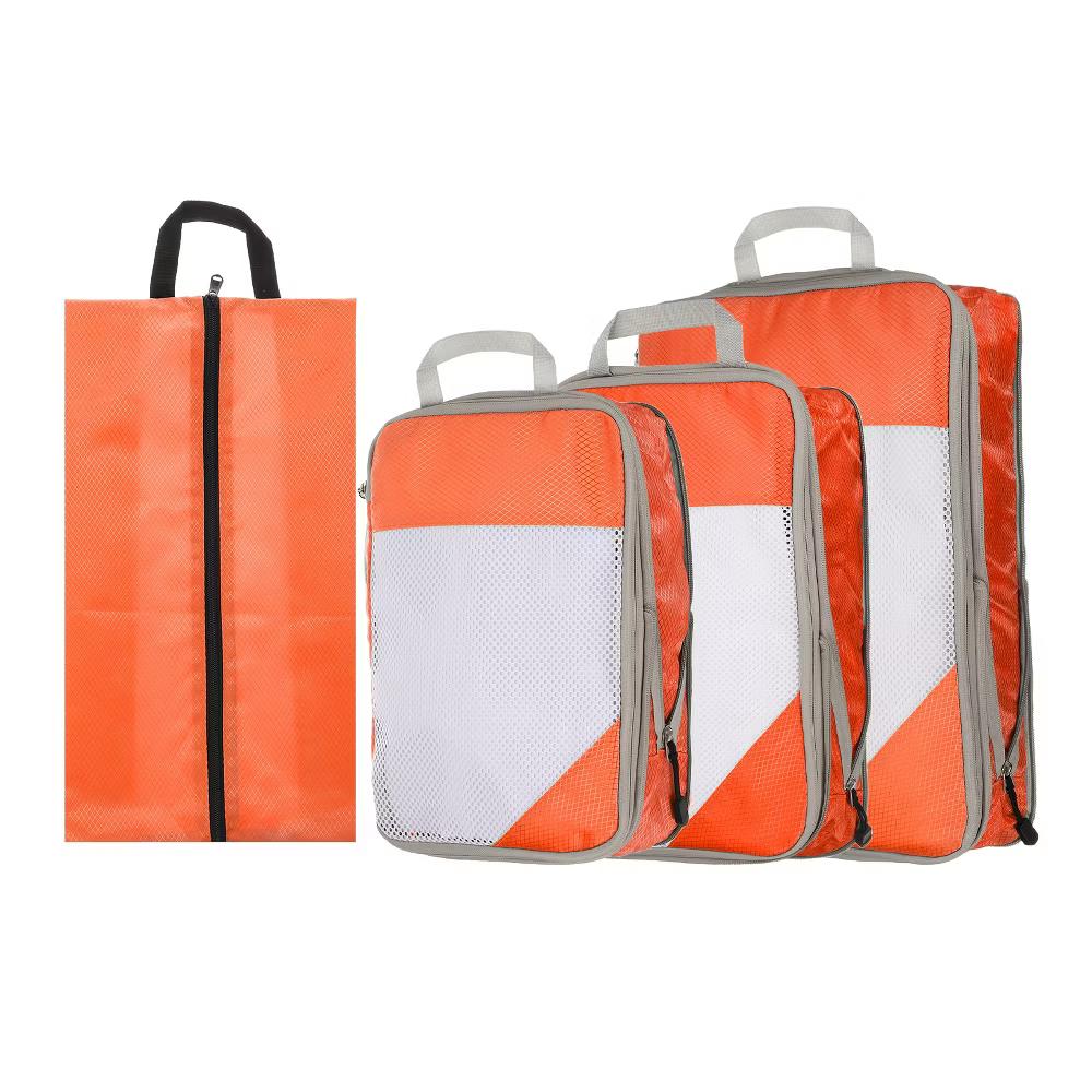 Suitcases Compression Packing Cube Waterproof Travel Luggage Organizers Bag 3 Pcs - Image 3