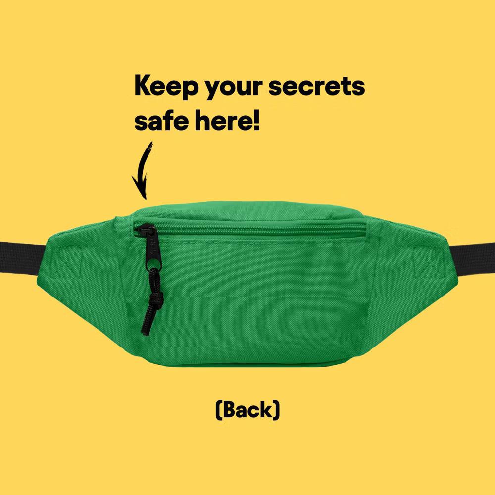 Dalix Fanny Pack w/ 3 Pockets Traveling Concealment Pouch Airport Money Bag - Image 15